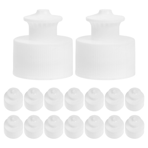 40Pièces Couvercles Blancs Pour Bouteille Protection Étanche 2