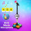 Star Microphone Toy with Stand and Lights 1pc 5