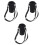 3Pcs Black Insulated Water Bottle Protection Sleeve with Strap 2