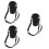 3Pcs Black Insulated Water Bottle Protection Sleeve with Strap 6