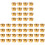 150Pièces Caissettes Dorées Jetables Pour Gâteaux Cupcakes 2