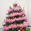 Roze slinger van lametta, 6 meter lang x 9 cm breed 4