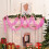 Roze slinger van lametta, 6 meter lang x 9 cm breed 5