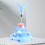 Cat Turntable Ball Toy 3-Level Blue 3 Balls 1