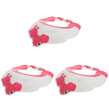 3Pièces Casquettes Shampooing Rouge Facile À Transporter