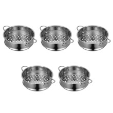 5Pcs Multi-Functional Stainless Steel Steamer Rack for Cooking Food