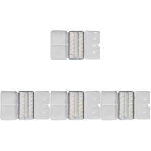 4Pcs Grey Metal Painting Box Watercolor Pigment Holder with Lid