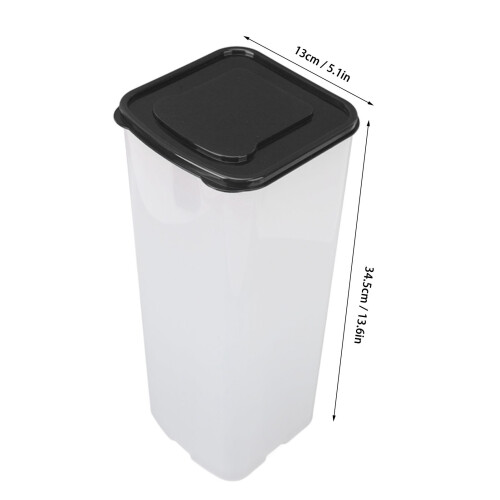 Black Bread Storage Box, Large Capacity, 1334.5cm 1