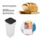 Black Bread Storage Box, Large Capacity, 1334.5cm 5