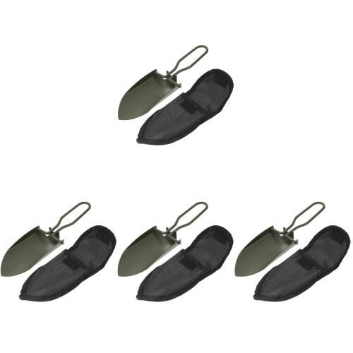 4Pièces Pelle De Camping Pliable Acier + Portable 1