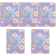 5Pcs Purple Photo Albums for Weddings Graduations and Baby Photos