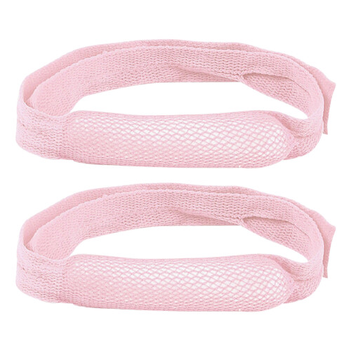 2Pièces Bande Nasale Élastique Rose En Nylon Pour Usage À