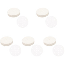 2000Pcs Anti-Skid White Steamer Liners Paper Pads for Kitchen Steaming