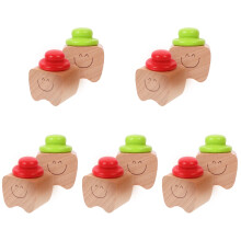 10Pièces Boîte Souvenir Dents Organiseur Bois Chic