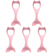 5Pcs Reusable Pink Silicone Eye Makeup Tools Eyeliner & Eyelash Aids
