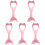 5Pcs Reusable Pink Silicone Eye Makeup Tools Eyeliner & Eyelash Aids 1