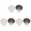 3Pcs Iron Melting Crucible Silver Casting Cup with Lid for Smelting 1