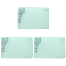 3Pcs Blue Silicone Craft Mat Kids DIY Non-Stick Painting Pad for Resin