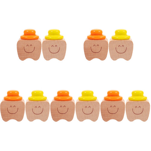 10Pièces Bois Pour Dents Enfants Design Chic