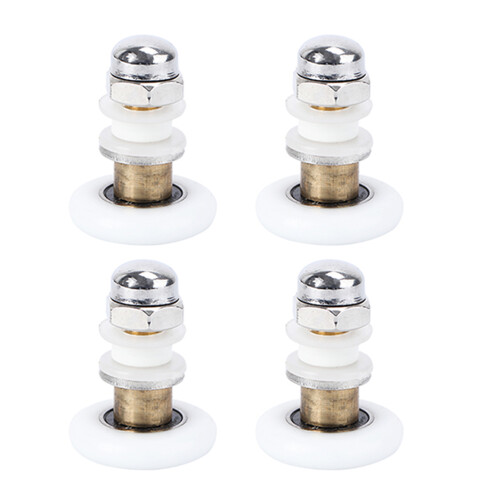 8Pcs Sliding Shower Door Wheels Replacement Rollers Assorted Colors