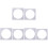 6Pièces Plaques En Transparentes Pour Gâteaux Mille- 1