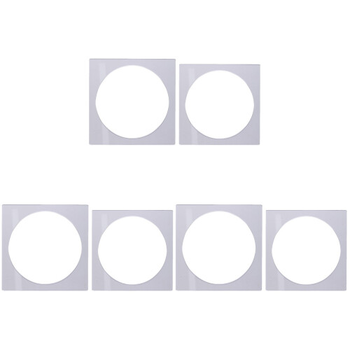 6Pièces Plaques En Transparentes Pour Gâteaux Mille-