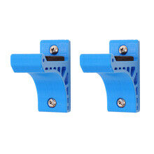 3Pairs Bow Kickstand Blue Wall Bracket Easy Access Bow Storage
