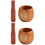 2Pièces Écrase-Ail En Bois Manuel Pour Maison Cadeau 5
