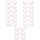 30Pièces Accessoires Bouquet Dentelle Rose Cadeau Fleurs 5
