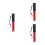 3Pcs Unique Design LED Glow Sticks for Concert Cheering and Decor 1