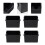 12Pcs Black Acrylic Tea Box Coffee Bag Organizer Multi-Use Storage 11