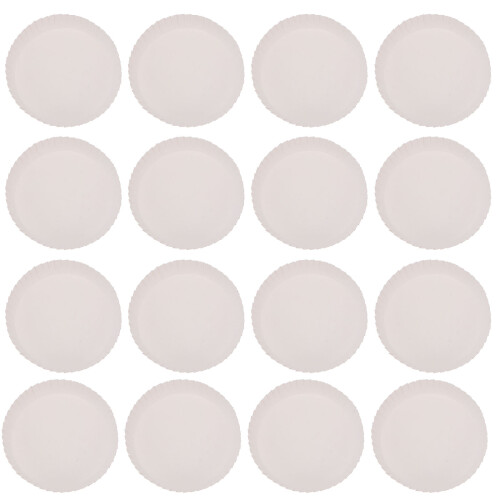 300Pièces Couvercles Papier Jetables Blancs Pour À