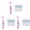 3Pcs Creative Home Denture Toothbrush with Ergonomic Design 2