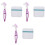 3Pcs Creative Home Denture Toothbrush with Ergonomic Design 3