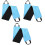 3Pcs Comfortable Dog Lift Sling Injury Support Harness Blue 2