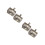 4Pcs Baby Teeth Storage Boxes Golden Metal Keepsake Tooth Holders 6