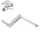 D’ajustement Lit ABS Blanche Manuelle Ergonomique 11