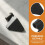 2Pcs Efficient Black Alloy Kneading Paddle for Bread Maker Baking 7
