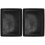 2Pcs Easy Clean Black Plastic Pet Cage Potty Tray Durable Base 2