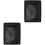 2Pcs Easy Clean Black Plastic Pet Cage Potty Tray Durable Base 3