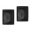 2Pcs Easy Clean Black Plastic Pet Cage Potty Tray Durable Base 4