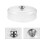 3Pièces Couvre-Gâteaux Transparent Acier Inoxydable 10