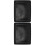 2Pcs Easy Clean Black Plastic Pet Cage Potty Tray Durable Base 7
