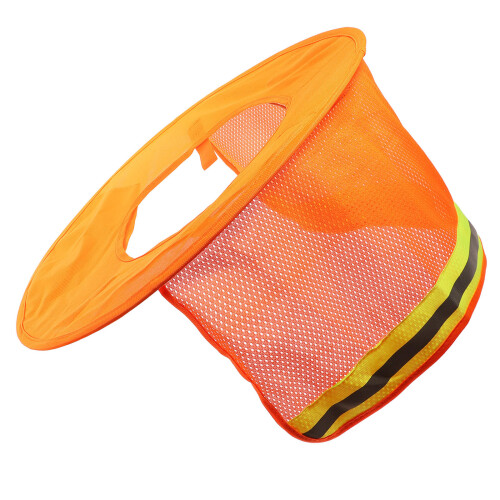 2Pièces Cache-Cou Casque Orange Protecteur Solaire Extérieur