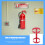 Fire Extinguisher Mount Bracket Metal Red 1 Pack 9.1 x 4.7 2