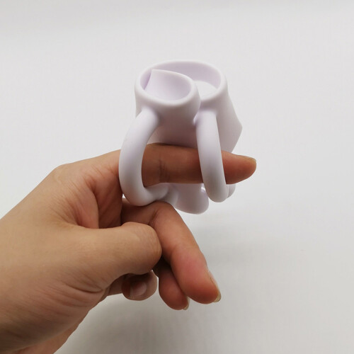 8Pièces Poignées En Silicone Confortables Pour Bébé Blancs 2