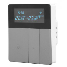 Thermostat intelligent Wi-Fi couleur 16A, 90V-240V, 5-60C, gris, 86 mm