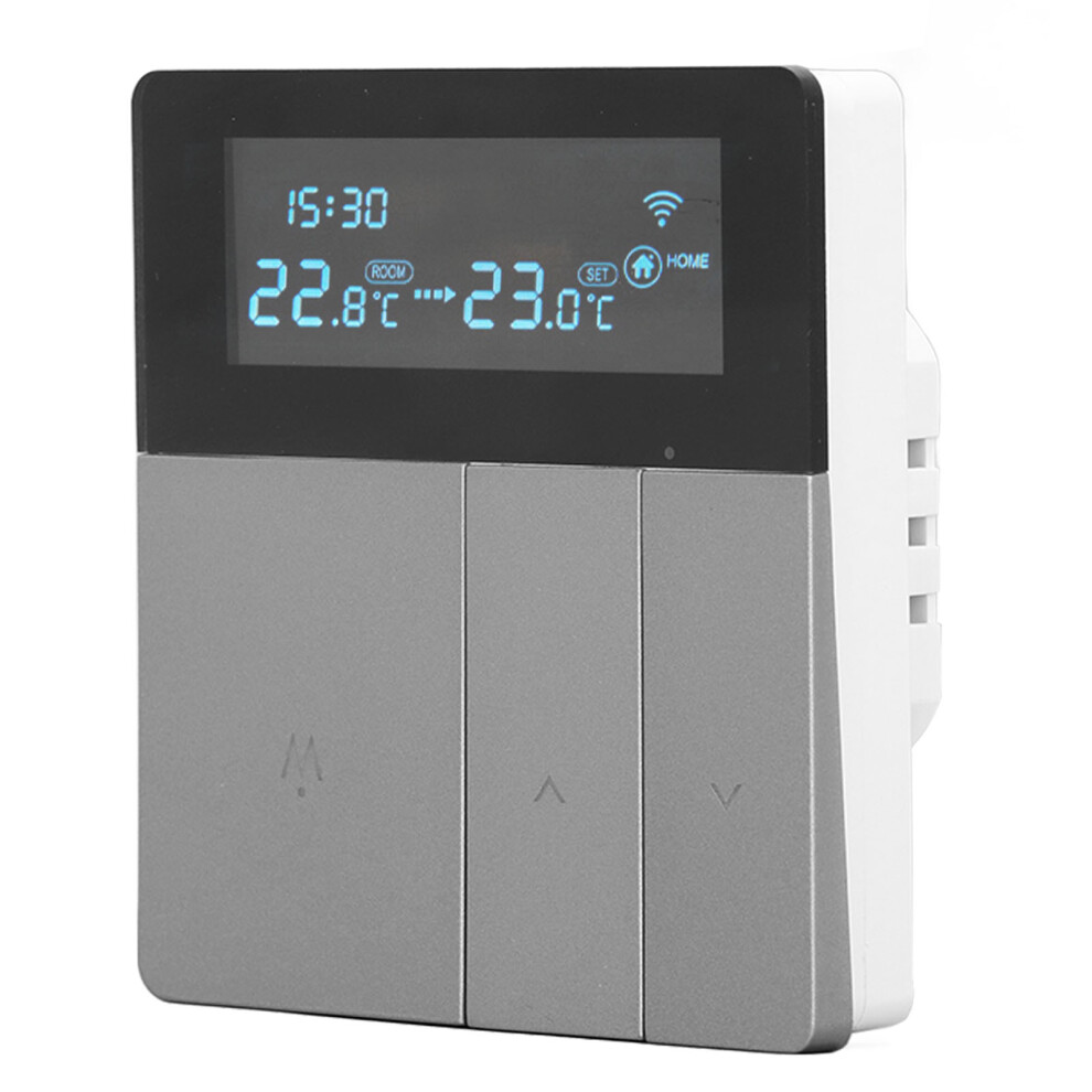 16A Wifi Color Thermostat For Home & Office, 90-240V, Gray 4091388159806