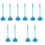 10Pcs Household Silicone Soup Ladles Ergonomic Comfortable Handle 2