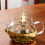 2Pcs Golden Metal Loose Leaf Tea Steeper Tree Shape Fine Mesh Strainer 6